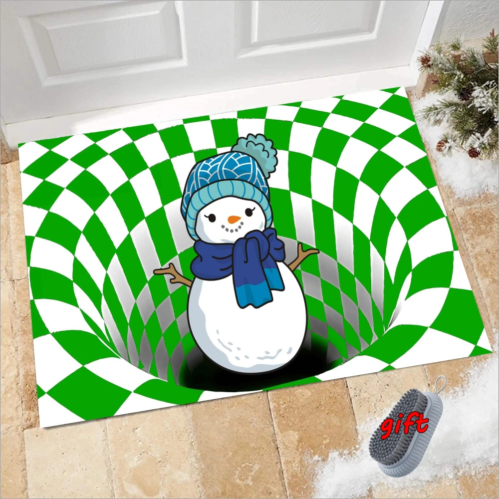 Mats Merry Christmas Xmas Welcome Floor Doormat Xmas Decorative Mat Non Slip and Washable Winter Door Mat for Outdoor Indoor,S,#112