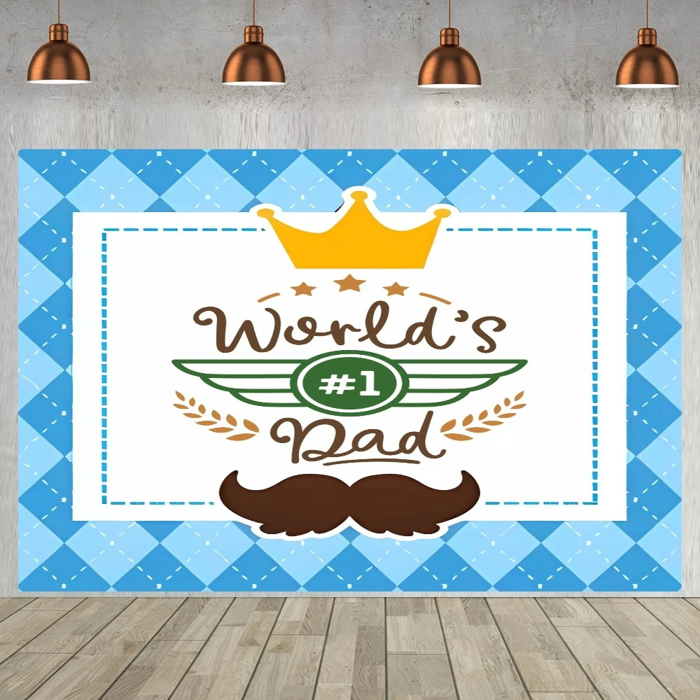 Best Dad Ever-Tapestry Poster Wall Hanging Cotton Linen Tapestries Wall Art for Exhibition Gallery Home Decor(#205,40x30'')