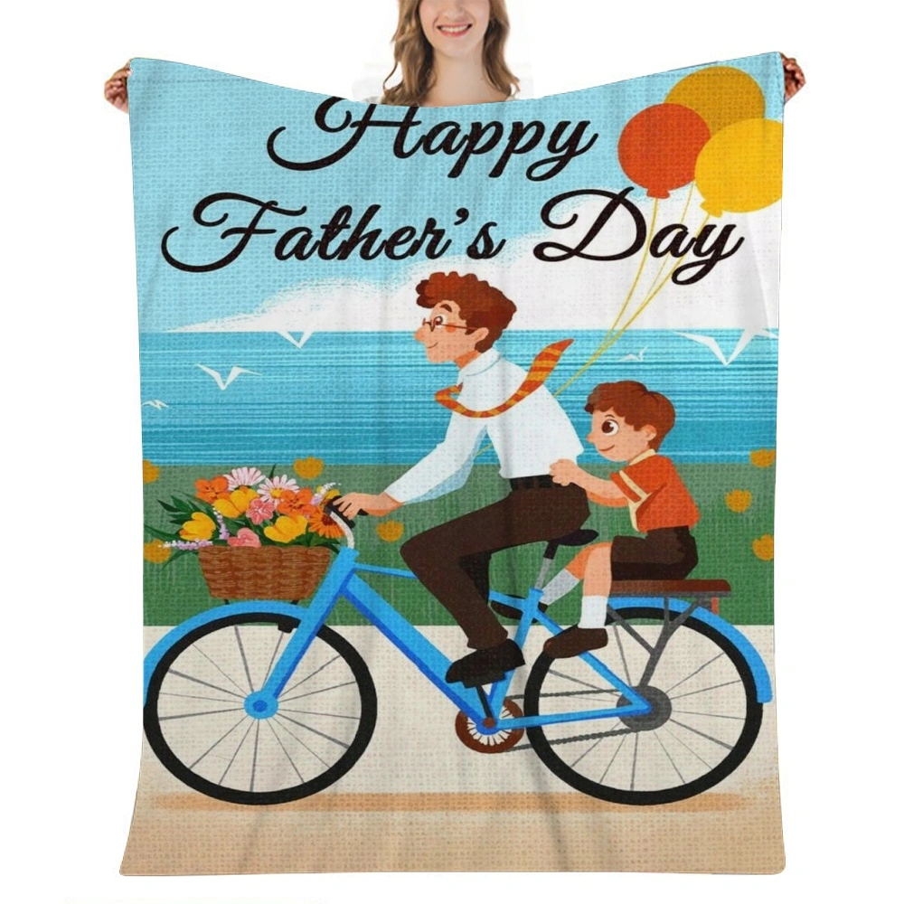 Birthday Gifts for Dad, Super Soft Dad Blanket, for Dad, Dad Gifts from Daughters, Presents for Dad,32x48''(#097)