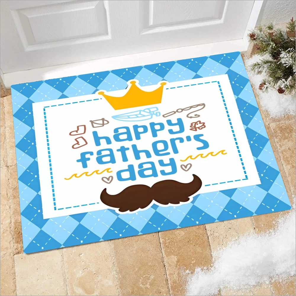 Best Dad Ever Door Mat Outdoor Décor,Pure Doormat with Heavy-Duty Backing - Perfect Color/Sizing for Outdoor/Indoor uses.(A171,S)