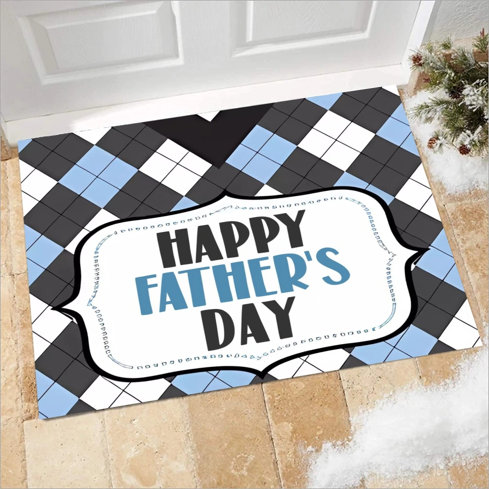 Best Dad Ever Decorative Doormat Indoor Outdoor Rug Xmas Winter Front Welcome Door Mat Anti-Slip for Seasonal Holiday Kitchen Entrance Floor Decortion(A046,S)