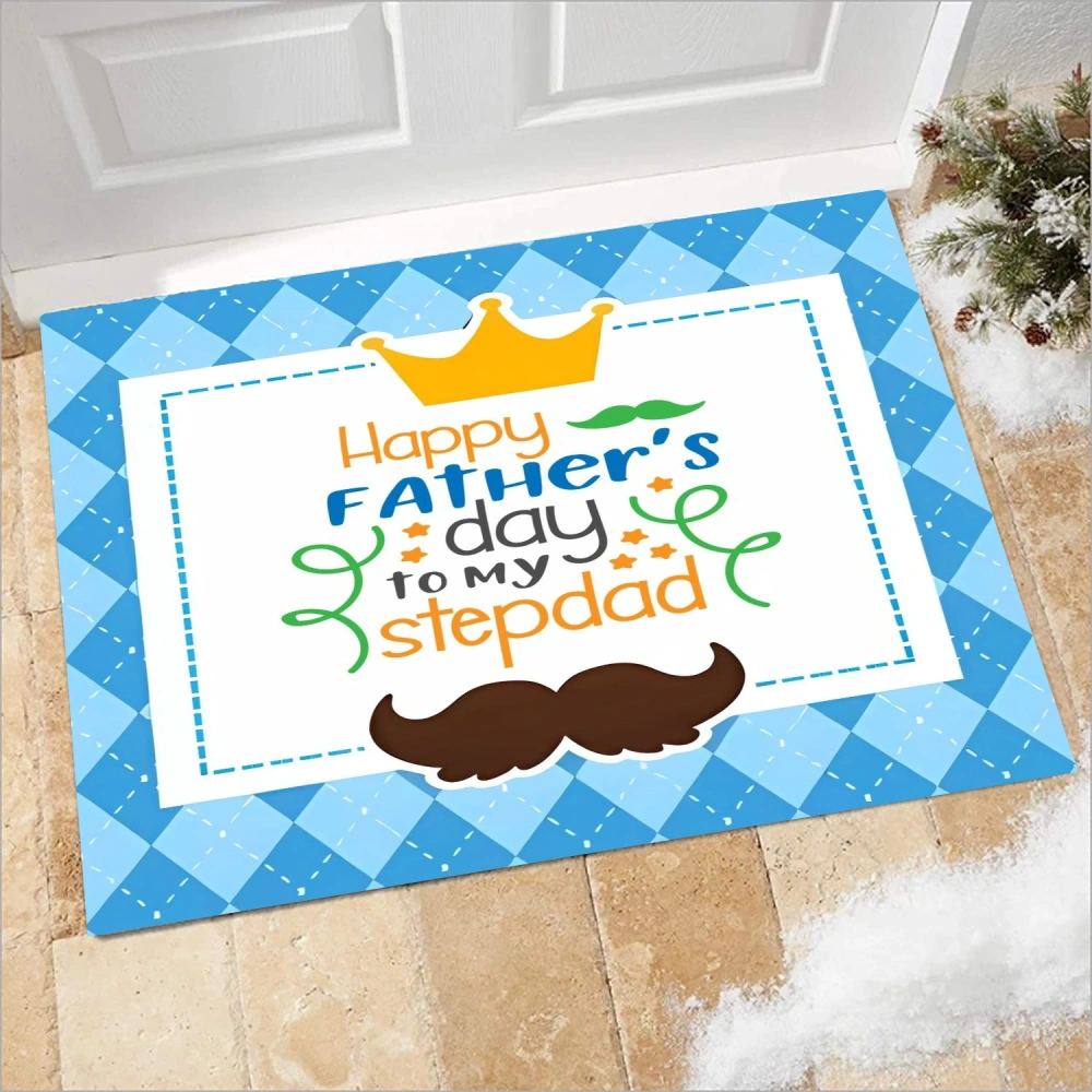 Best Dad Ever Door Mat Christmas Outdoor Doormat for Entryway Indoor Entrance(A141,S)