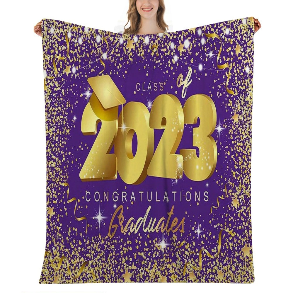 2023 Graduation Blanket You Did It Explores Success Bed Blanket Graduate Throw Blanket Graduation Gifts for Friend Family(32x48'',#021)