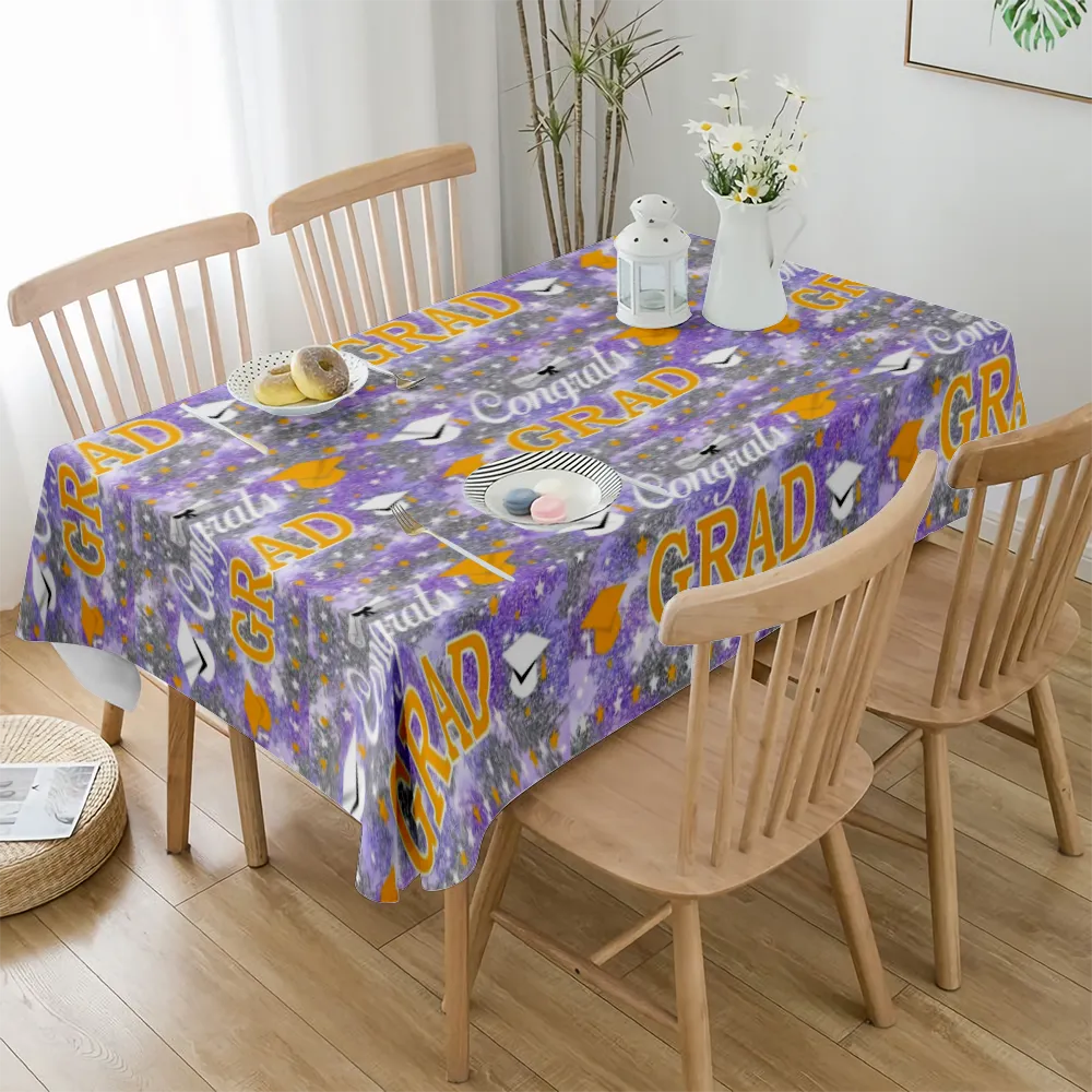 2023 Graduation Decoration Tablecloth, for Dining Tables, Buffet Parties and Camping,Graduation Decoration for Party(#68 S-54x54'')