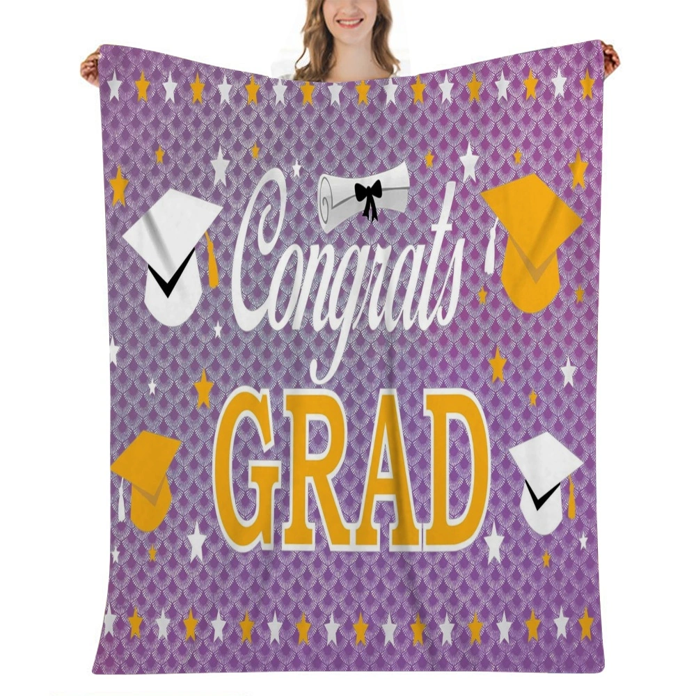 Blanket Graduation 2023, Blanket 2023 2023 Graduation Blanket with College and Text, Unique Graduation Gift for Family Friends(32x48'',#123)