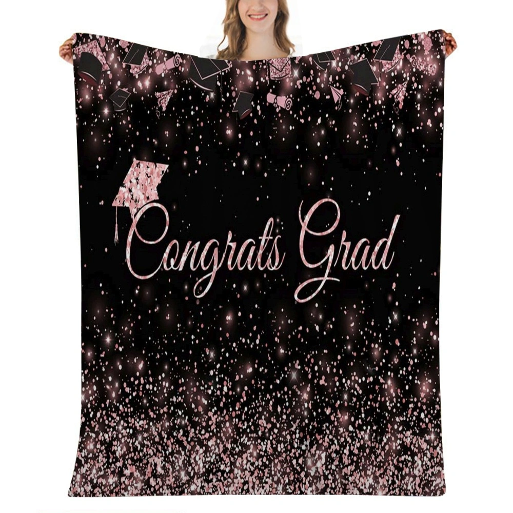 2023 Graduation Blanket You Did It Explores Success Bed Blanket Graduate Throw Blanket Graduation Gifts for Friend Family(32x48'',#027)