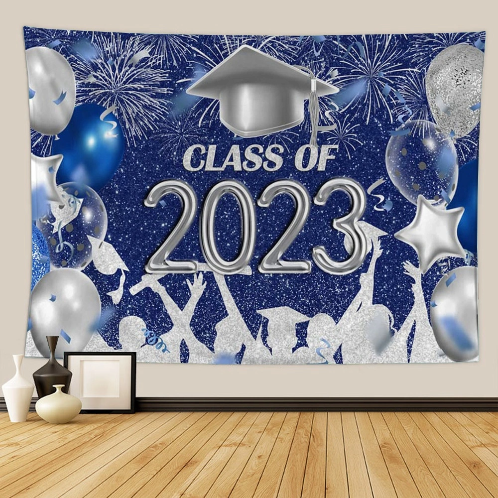 2023 Congrats Grad Backdrop for Class Graduation Photography Backdrop Photo Props Prom Booth Graduation Background Banner Graduation Party Decorations(40x30 in,#62)