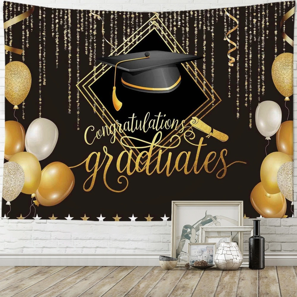 2023 Graduation Backdrop Backdrop Ribbon Grad Celebration Party Banner Background Picture Photo Photobooth Decoration(40x30 in,#81)