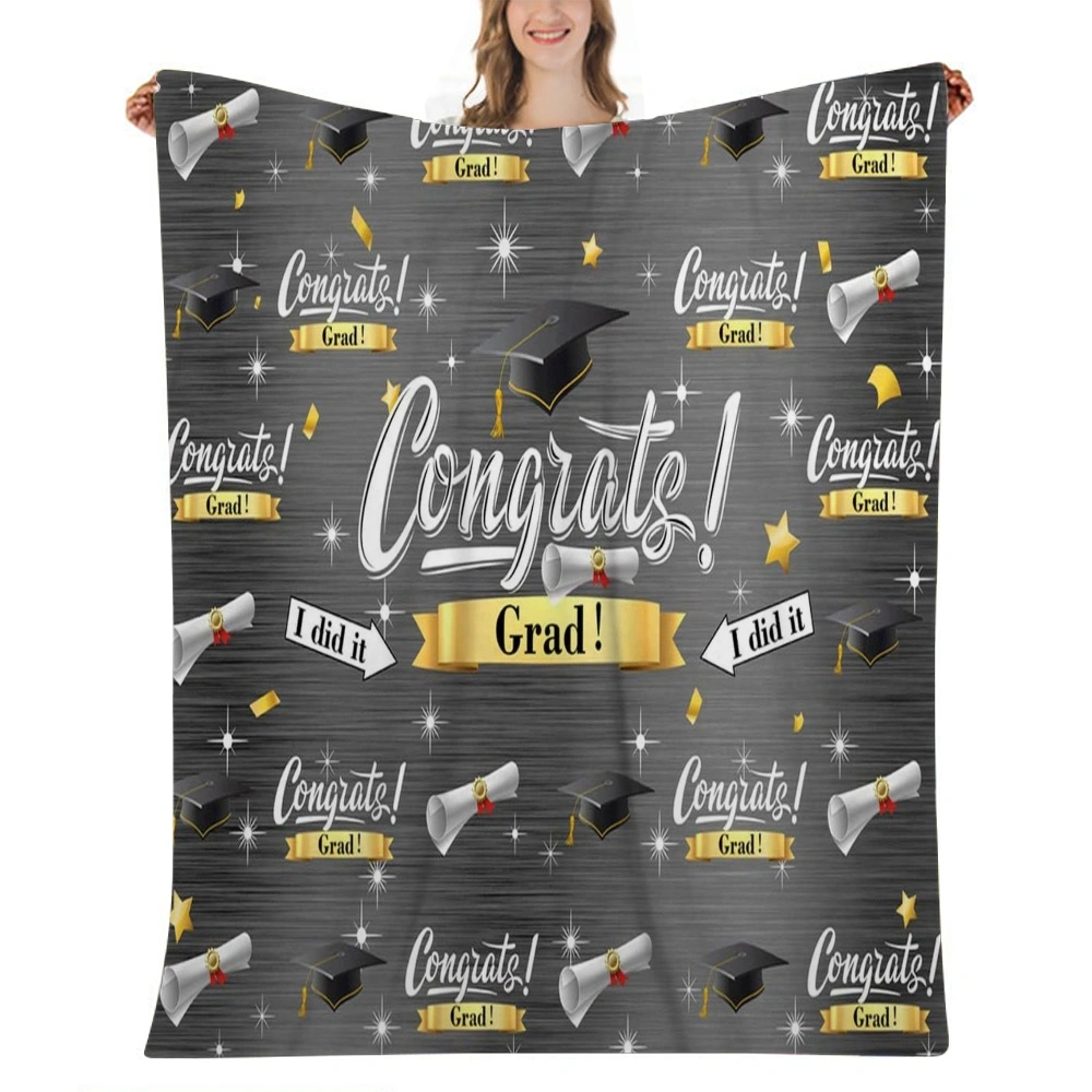 2023 Graduation Gifts for Him Graduation Blanket Decorations for Her Him Class of 2023 Gifts High School Senior College Graduation Gifts for Daughter Son Sister Graduation Gifts Blanket(32x48'',#055)