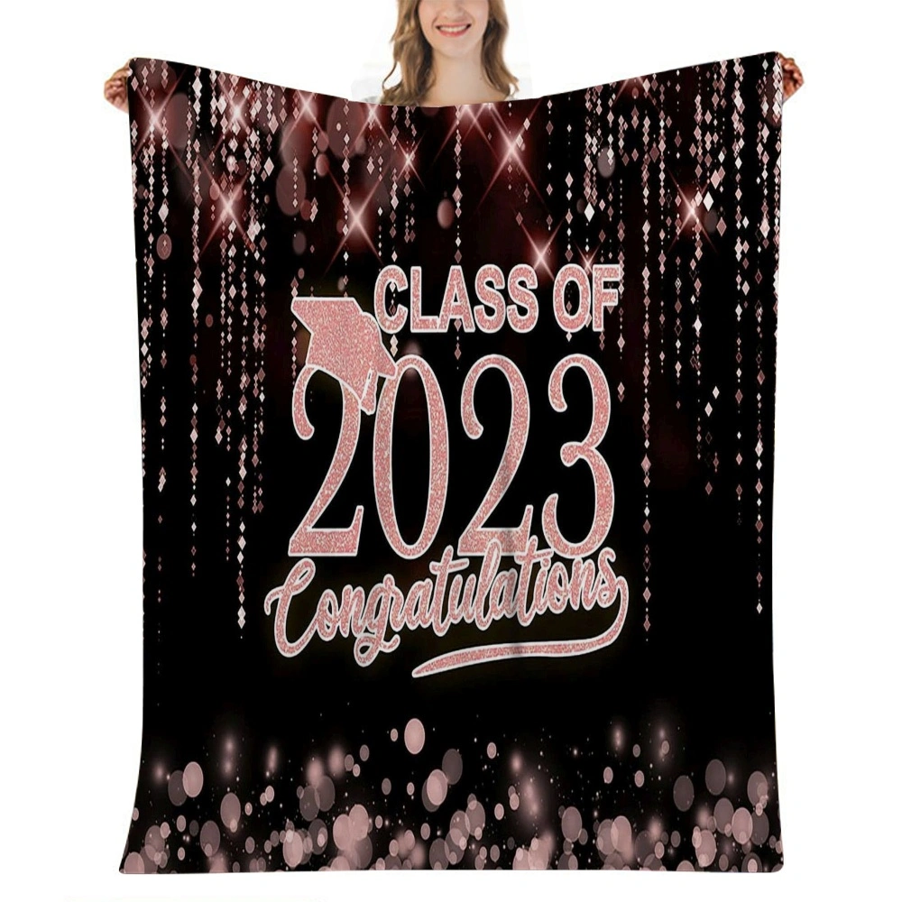 2023 Graduation Gifts for Him Graduation Blanket Decorations for Her Him Class of 2023 Gifts High School Senior College Graduation Gifts for Daughter Son Sister Graduation Gifts Blanket(32x48'',#057)