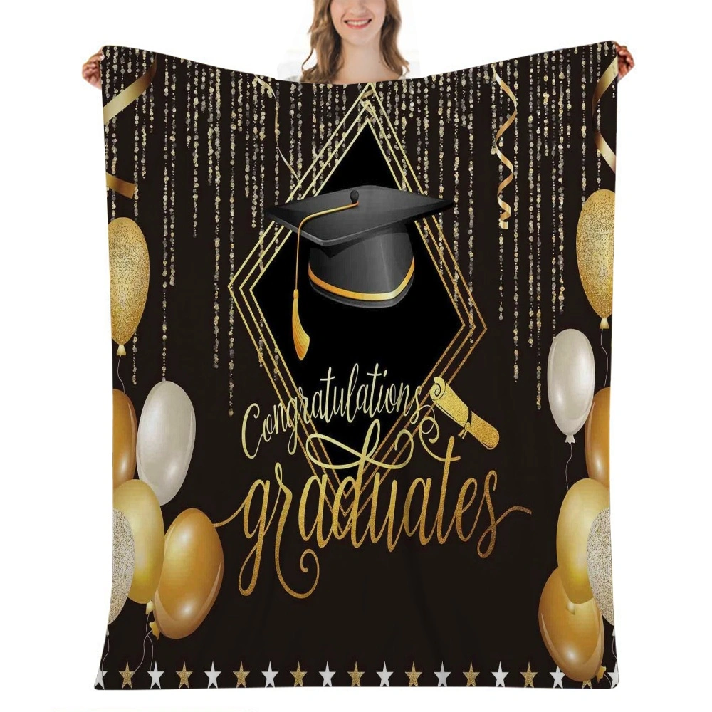 2023 Graduation Gifts for Him Graduation Blanket Decorations for Her Him Class of 2023 Gifts High School Senior College Graduation Gifts for Daughter Son Sister Graduation Gifts Blanket(32x48'',#060)