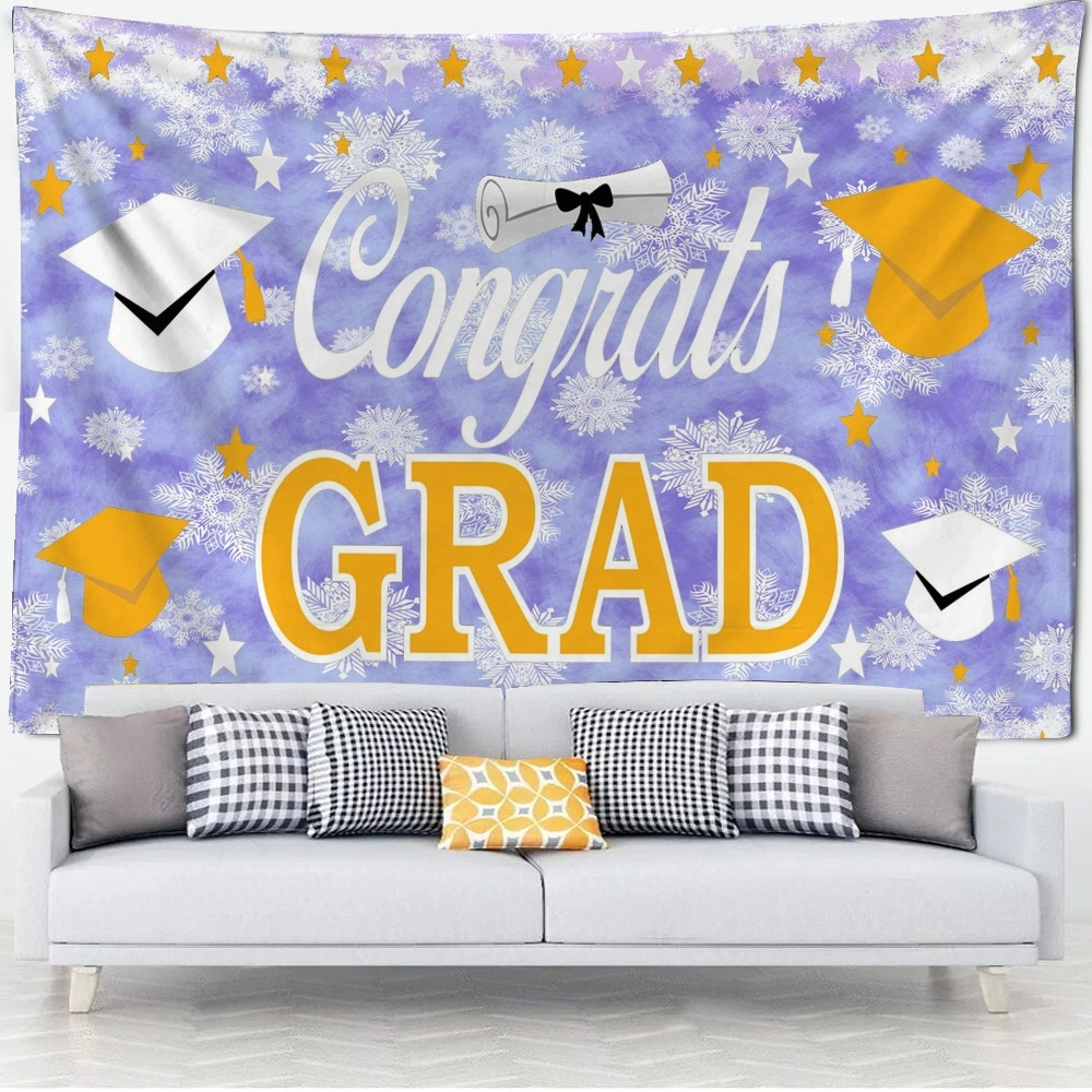 2023 Graduation Backdrop Backdrop Ribbon Grad Celebration Party Banner Background Picture Photo Photobooth Decoration(40x30 in,#98)