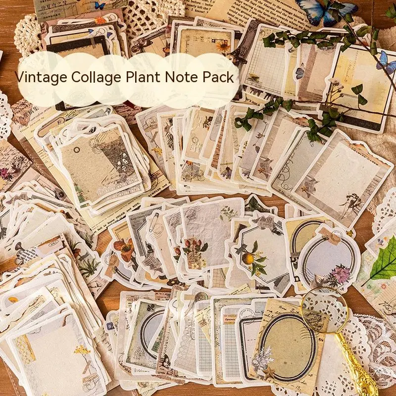 Plant Collage Series Note Stickers