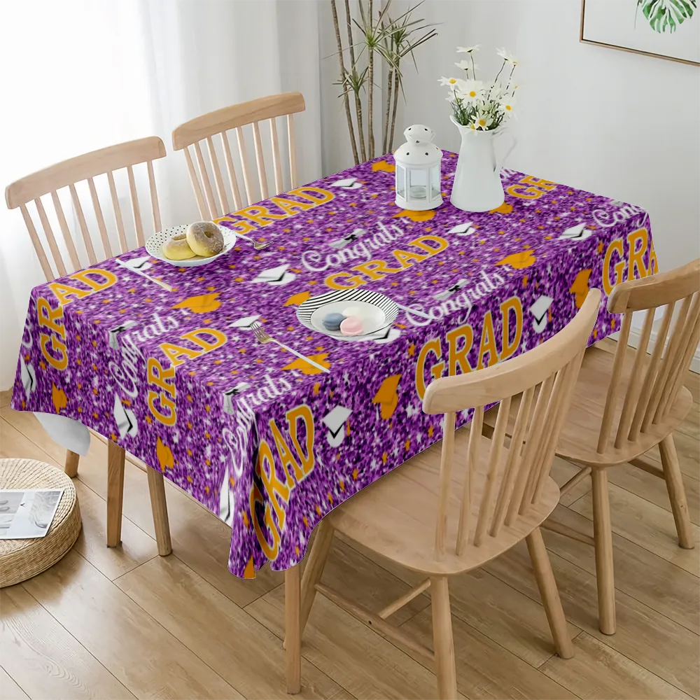 2023 Graduation Decoration Tablecloth for Indoor and Outdoor Use for Party Dinner Decor,Graduation Decoration for Party(#34 S-54x54'')