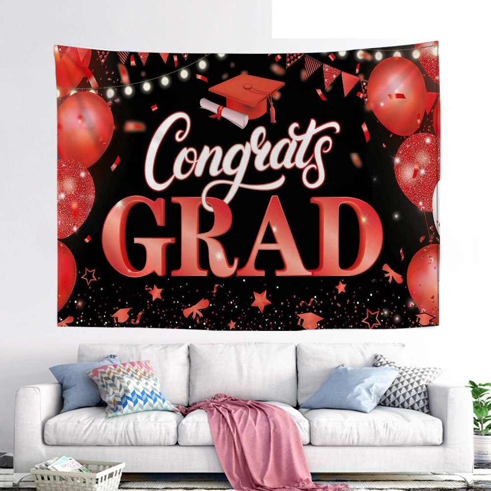 2023 Class Graduation Backdrop for Photography Congrats Grad Background Congrats Grad Prom Party Banner Background for Picture Photo Studio Booth Props(40x30 in,#06)