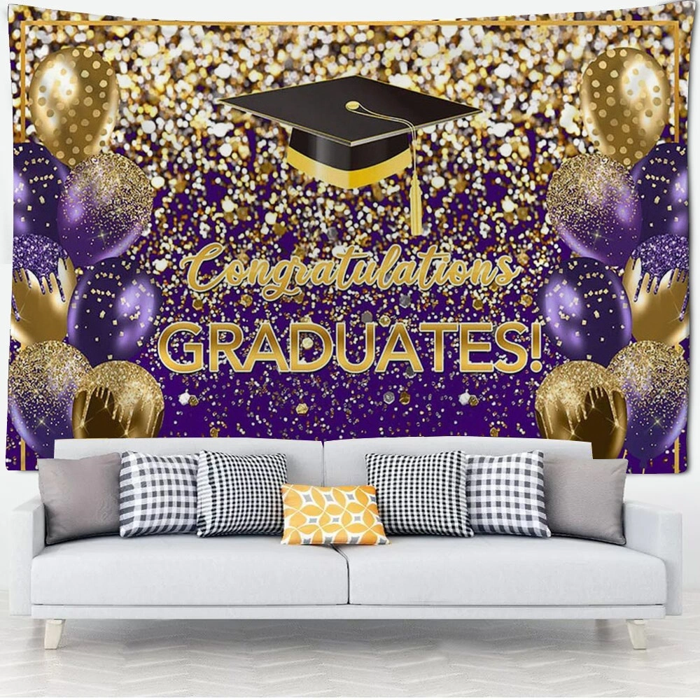 2023 Class Graduation Backdrop for Photography Congrats Grad Background Congrats Grad Prom Party Banner Background for Picture Photo Studio Booth Props(40x30 in,#12)