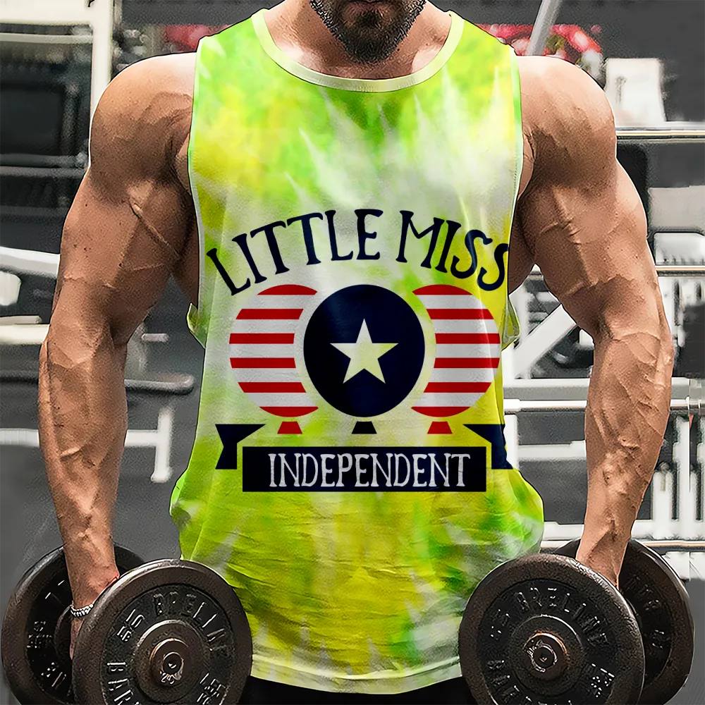 4th of July Graphic Sleeveless Muscle T-Shirt American Flag USA Flag 4th of July Eagle Sleeveless Muscle T-Shirt for Gym Workout Party(H121,100)