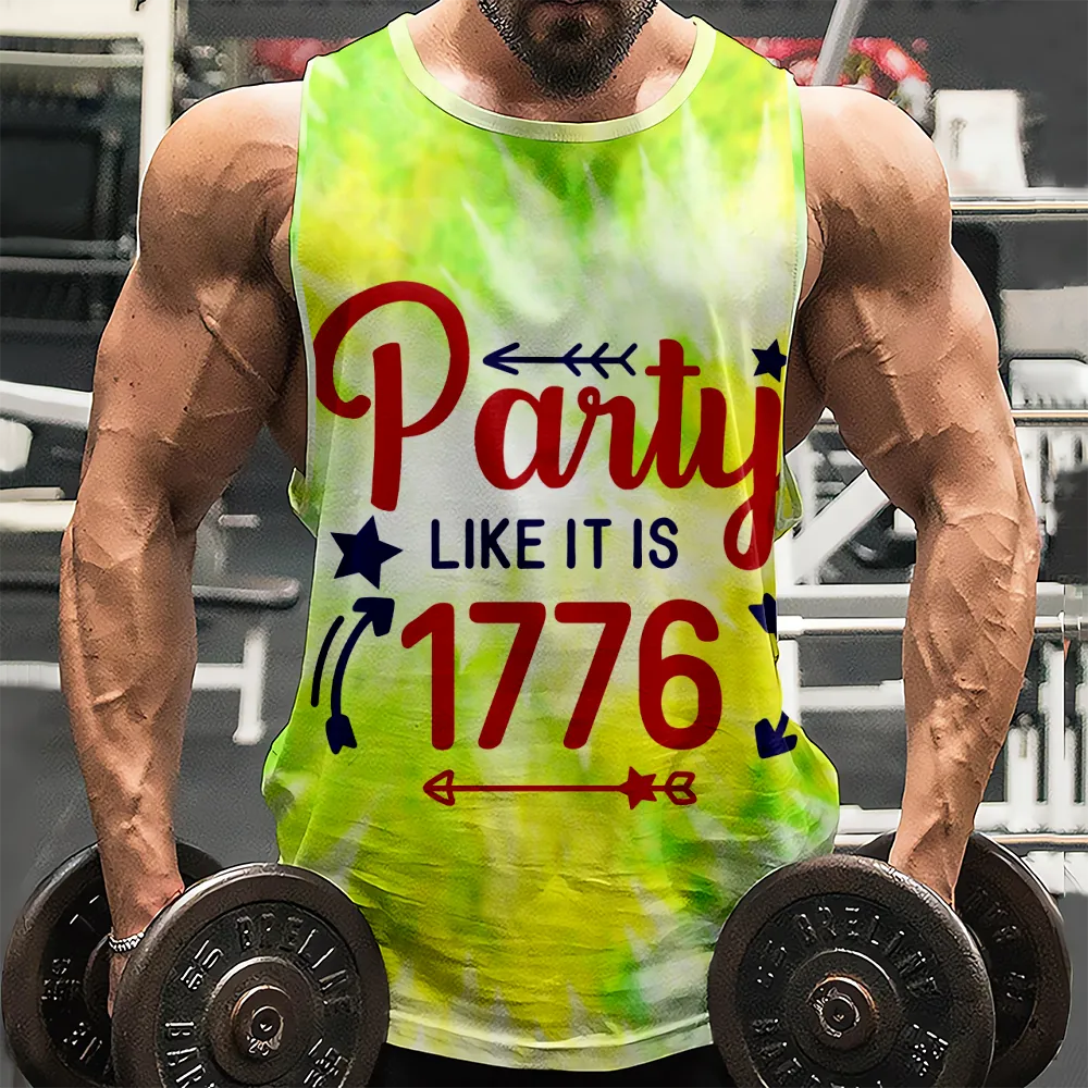 4th of July Graphic Sleeveless Muscle T-Shirt American Flag USA Flag 4th of July Eagle Sleeveless Muscle Tees for Gym Workout Party(H122,100)