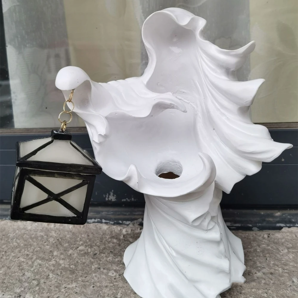 New Halloween Witch Resin Lantern Ornament