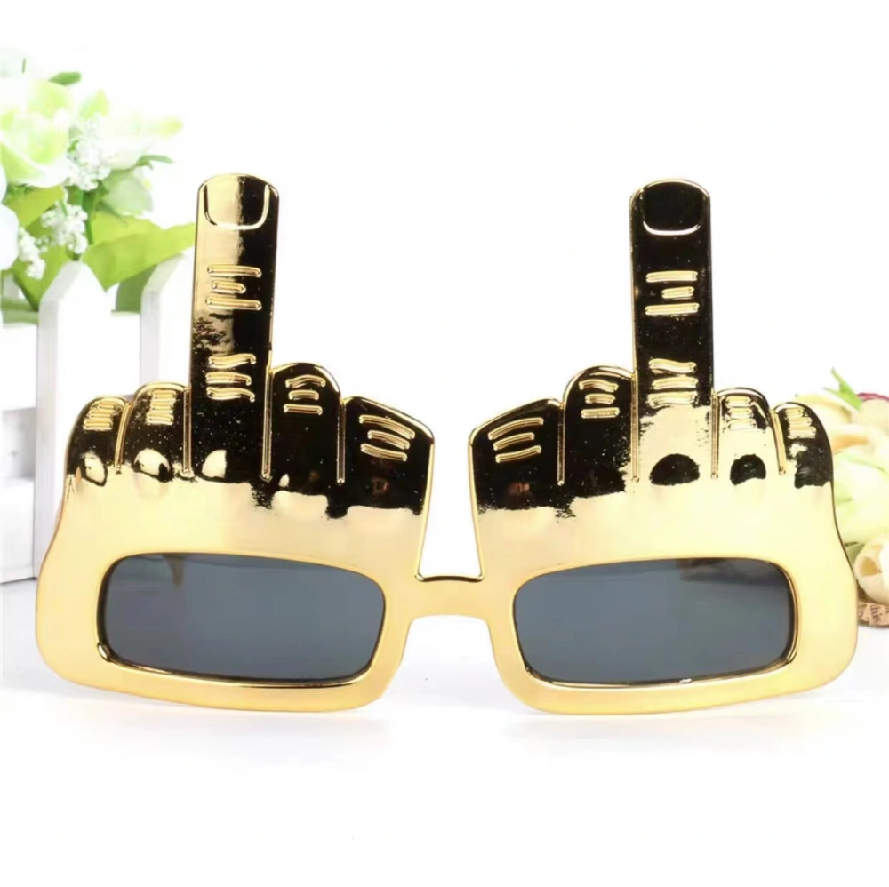 Creative Middle Finger Funny Glasses Performance Props Sunglasses