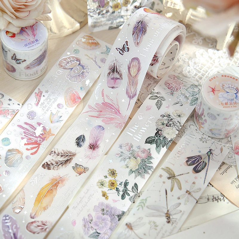 Everything Fun Feather Plants Notebook And Paper Adhesive Tape