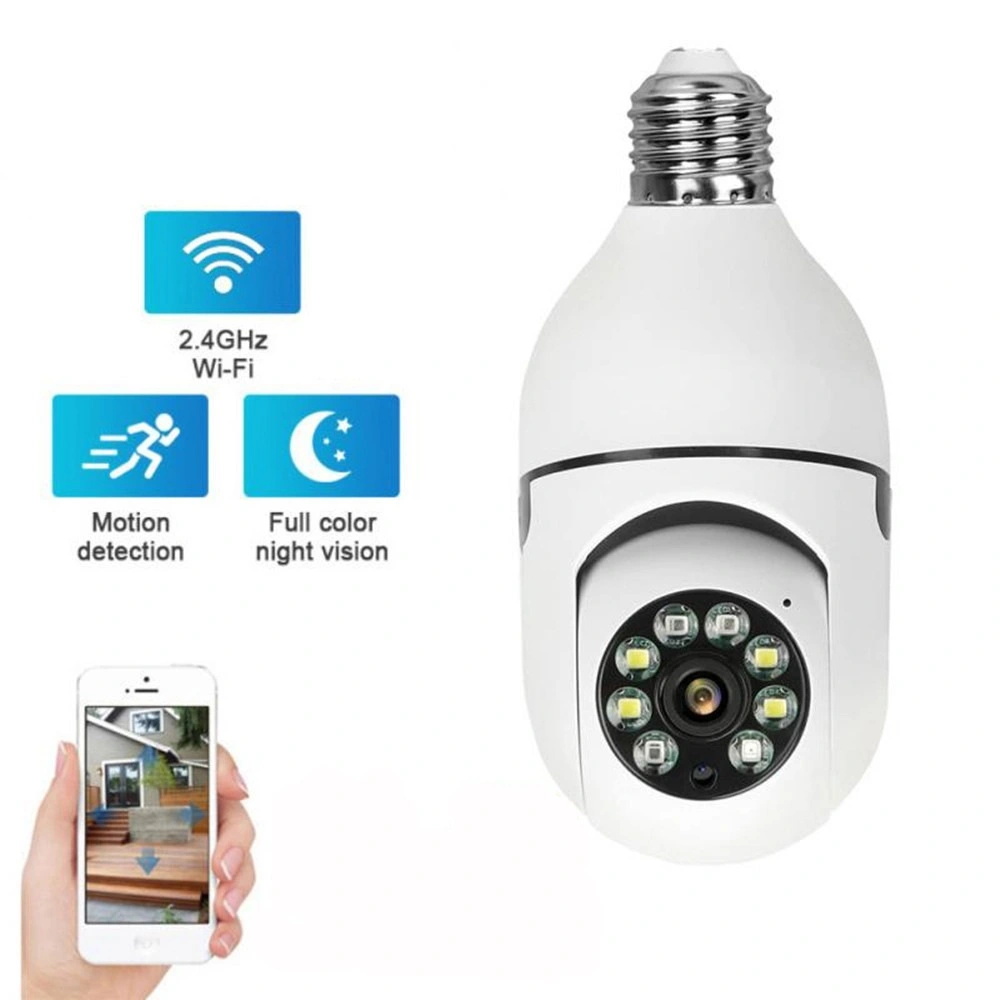 home hd light bulb camera monitor