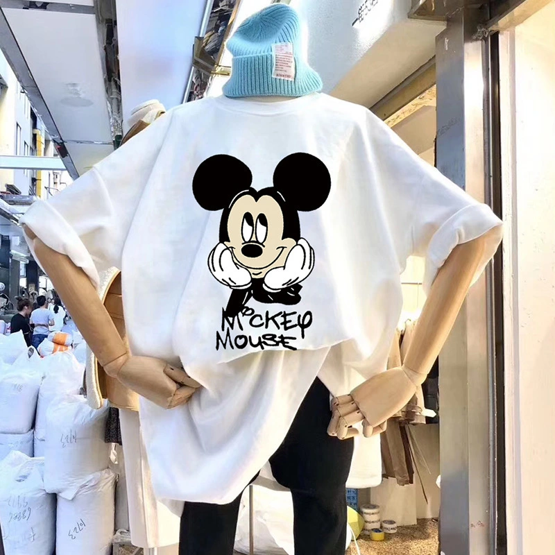 New Mickey Mouse print loose t-shirt