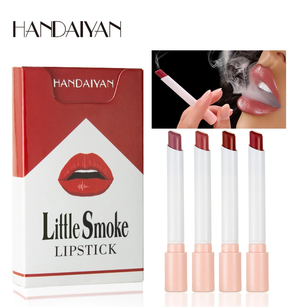 Matte Lipstick Set 4 Colors Velvety Nude/Red Lip Gloss Long Lasting Waterproof Non-Stick Cup Strong Pigmented Lip Stain 4 Pcs nude lip liner lipstick for women
