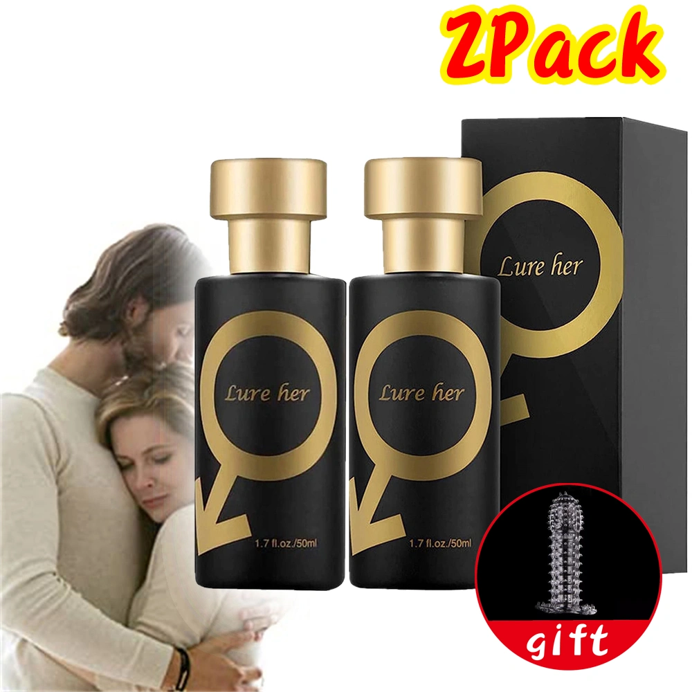 2 Pcs Lure Her Perfume for Men to Attract Women 50ml