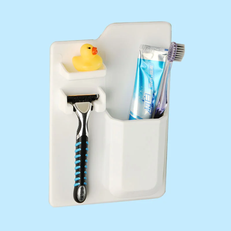 Washstand Soap Dish Bathroom Toothpaste Storage Rack Punch-free