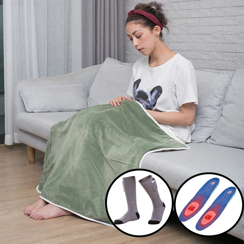 Electric Heating Knee Warming Blanket Warmed Insole