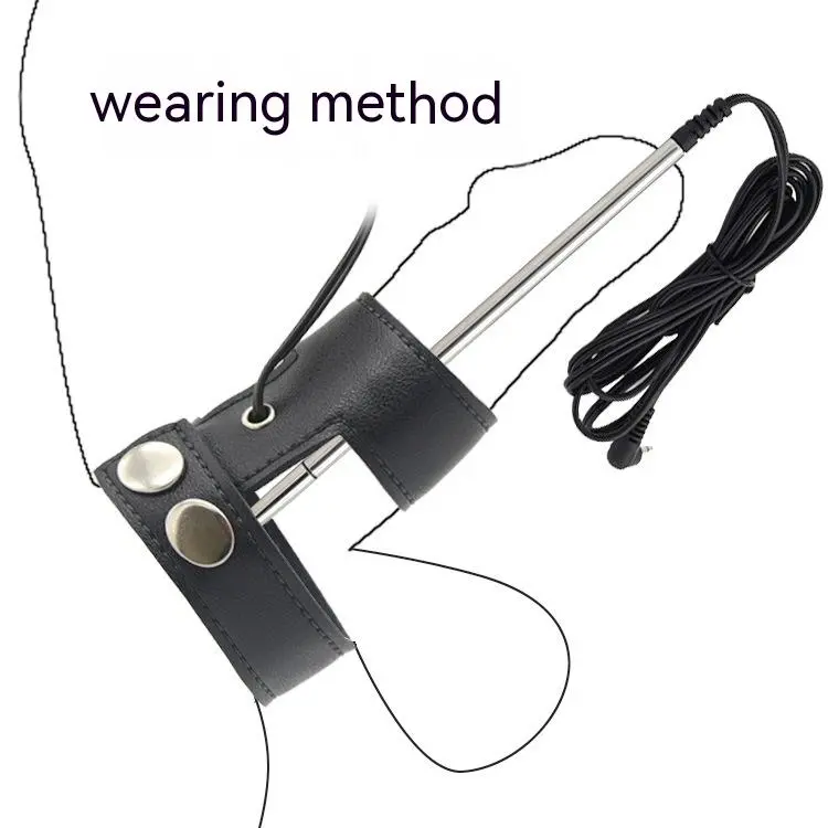 Men's Electric Shock Penis Ring Urethral Plug Expansion Stick Remote Control Machine