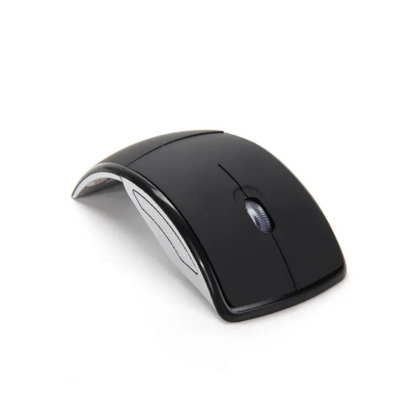 Wireless Mouse 2.4G Foldable Computer Mouse Mini Travel Notebook Mute Mouse USB Receiver for Laptop PC