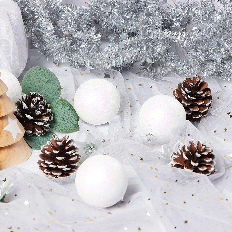 10 Cylinder Christmas Plastic Ball Tree Decorations