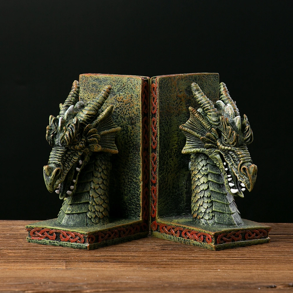 Household Dragon Bookend Decorative Ornaments