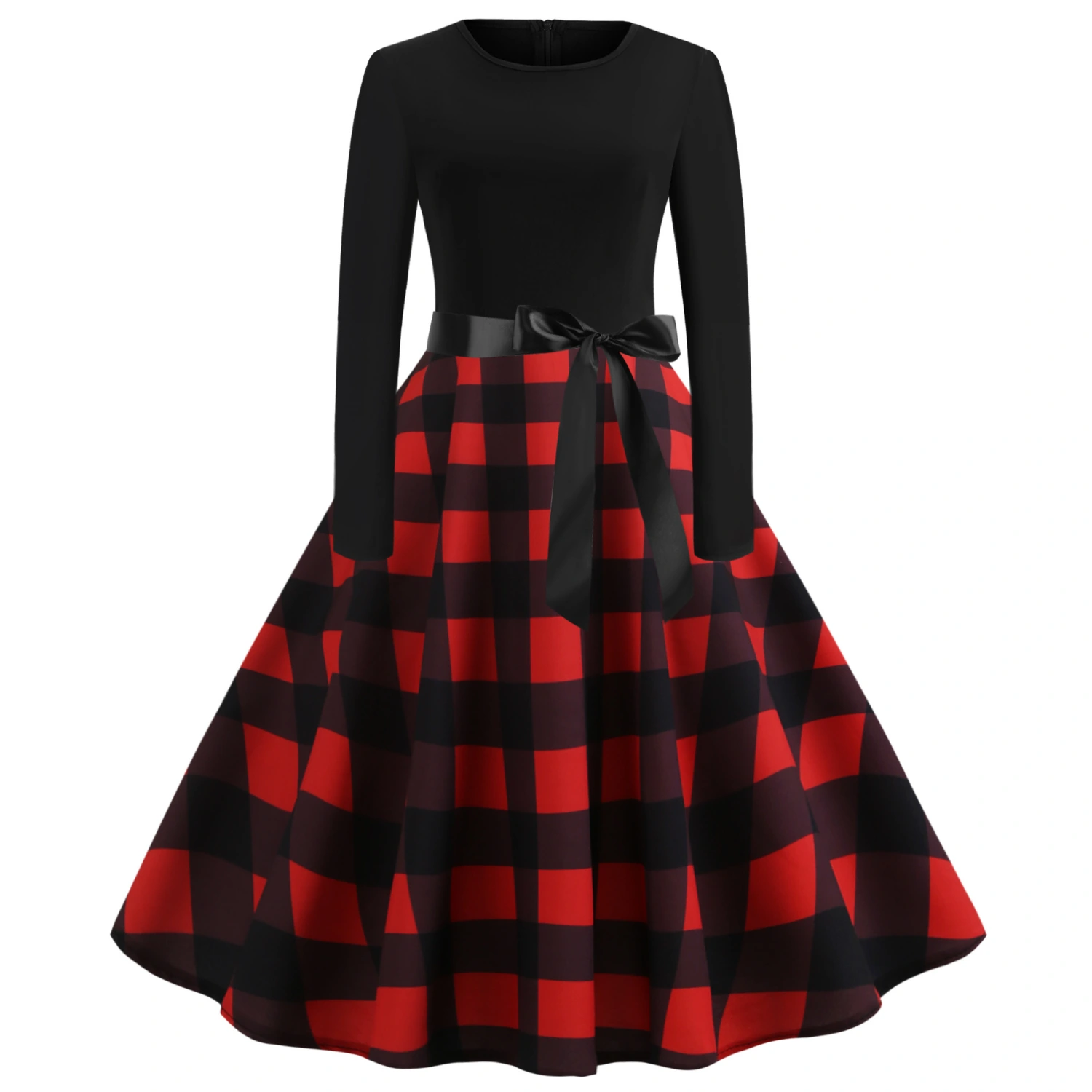 Women's Fashionable Retro Printed Dress