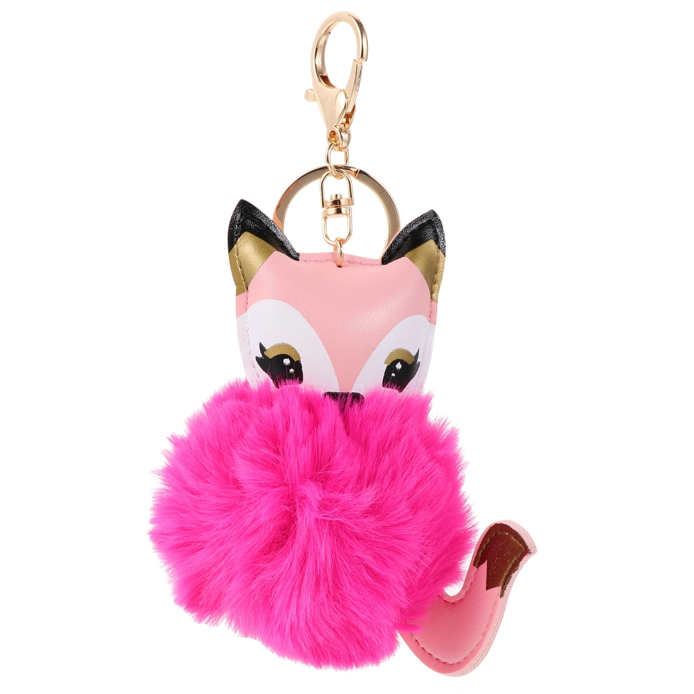 1 Pc Creative Bag Keys Decorative Plush Hanging Pendants Key Chains