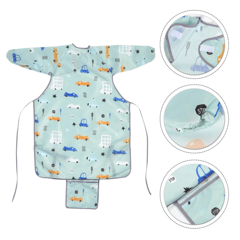 Allover Waterproof Bib Fully Cover Baby Bib for Self-Feeding Baby and Toddlers