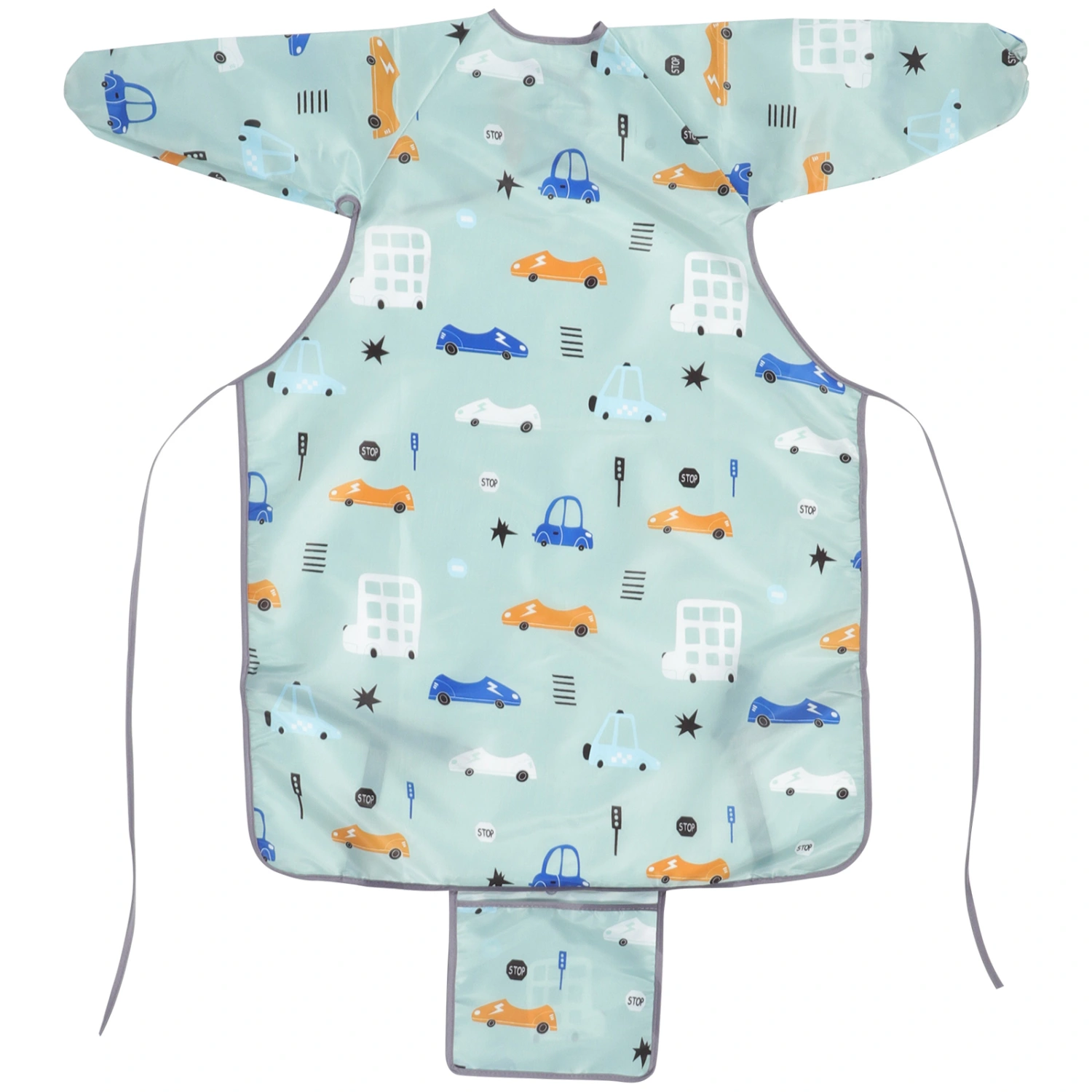 Allover Waterproof Bib Fully Cover Baby Bib for Self-Feeding Baby and Toddlers