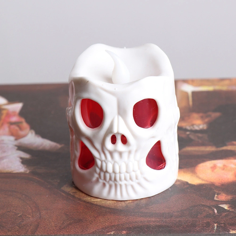 Halloween LED Candles Luminous Candles Skeleton Pumpkin Shaped Candle