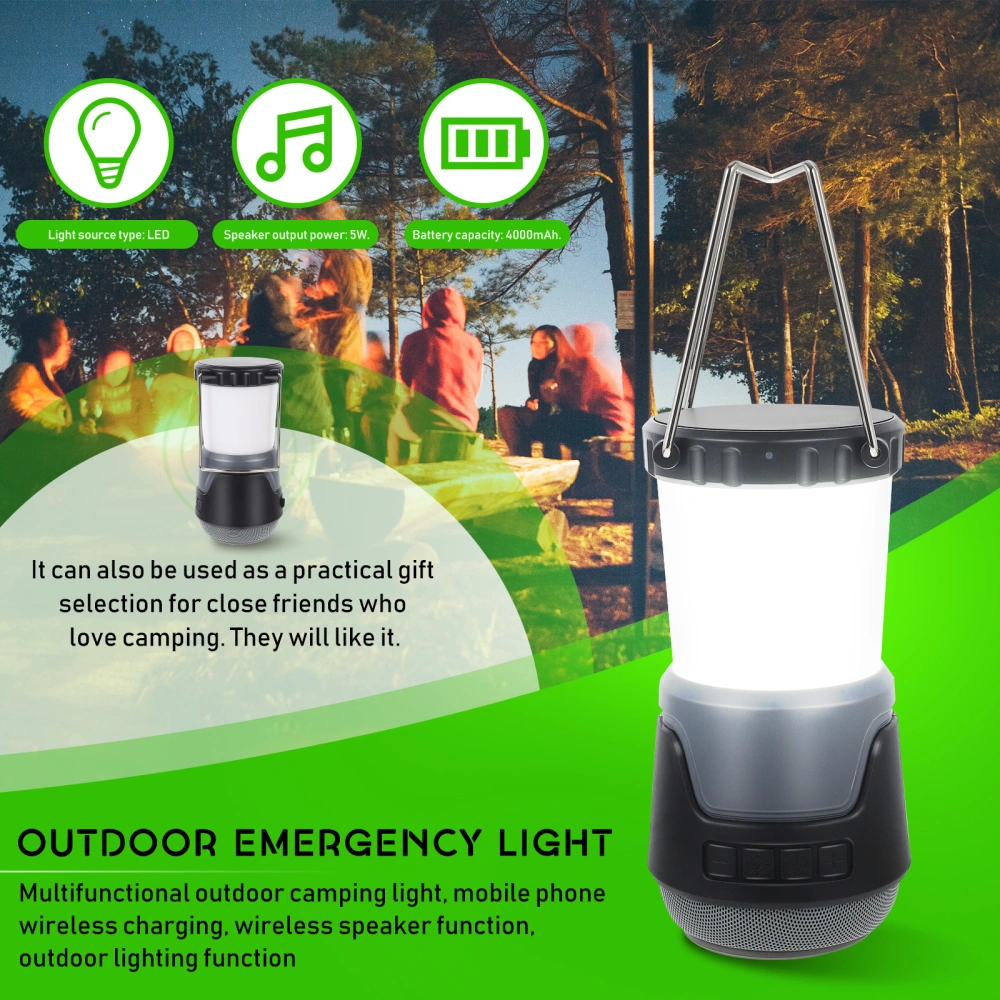 1 Set Portable Camping Lamp Tent Lamp Multi-functional Outdoor LED Lighting Lamp