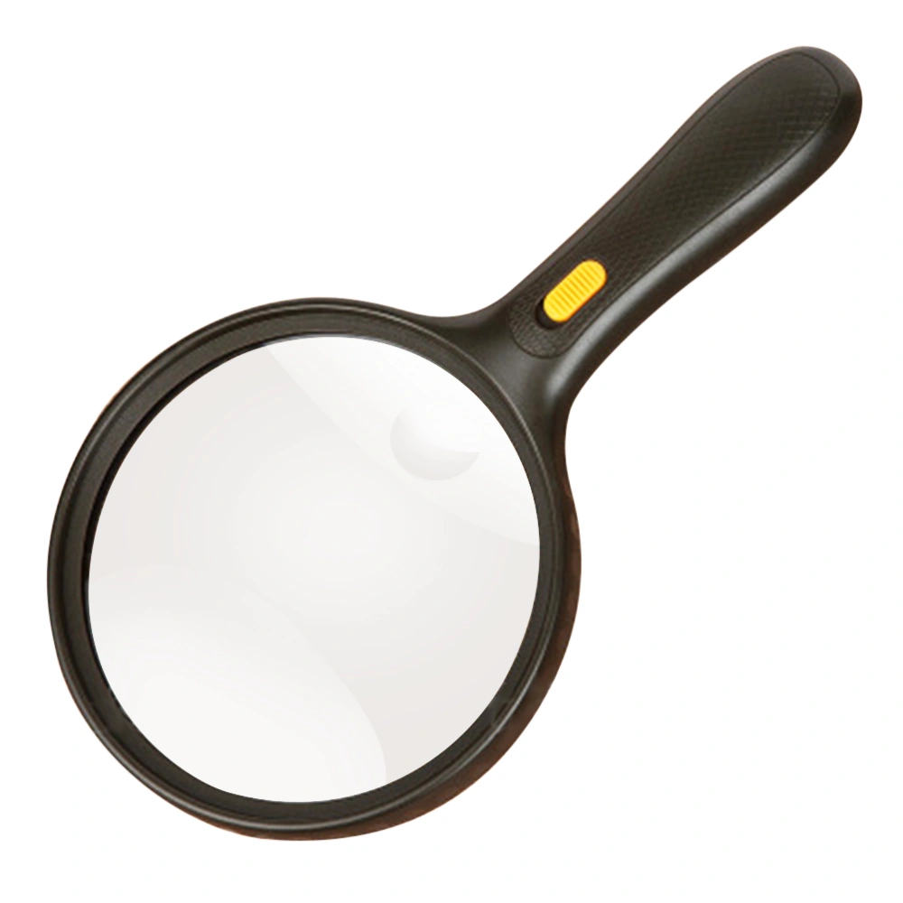 138mm Handled Extra Large Magnifying Glass with Light 2X Lens 5X Zoom Lighted Magnifier Glass