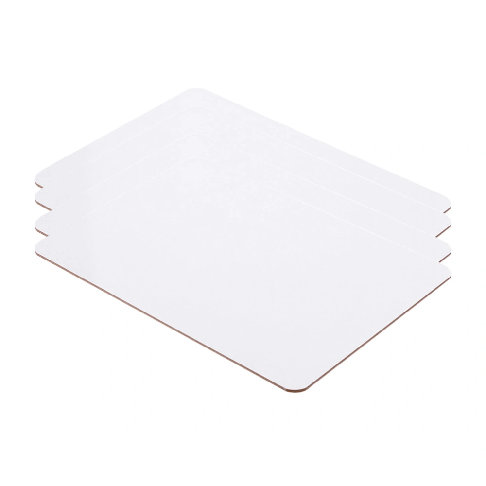 10 Pcs  A4 Dry-Erase Double Sided Lap Boards Universial Boards Mini White Boards Learning Whiteboards for School Home Office Classroom(White)