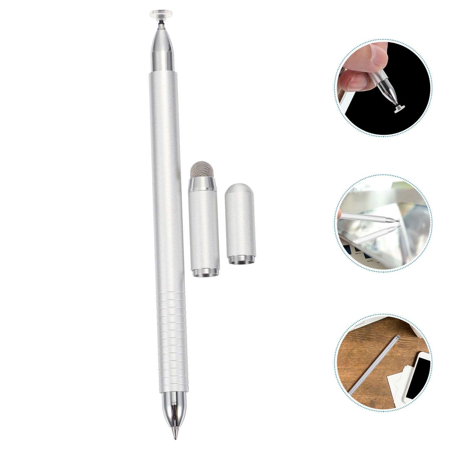 Capacitive Stylus Pens Aluminium Alloy Touch Screen Pen Magnetic Suction Stylus