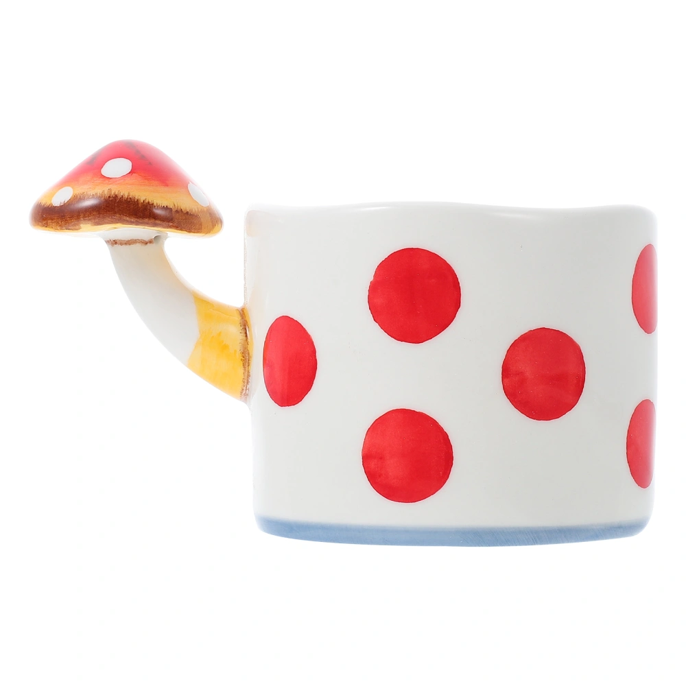 Mushroom Shape Ceramic Water Cup Household Coffee Mug Creative Drinking Cup