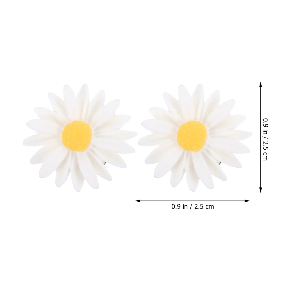 2pcs Flower Shaped Drawing Fixators Diamond Drawing Magnet Covers Cross Stitch Locators