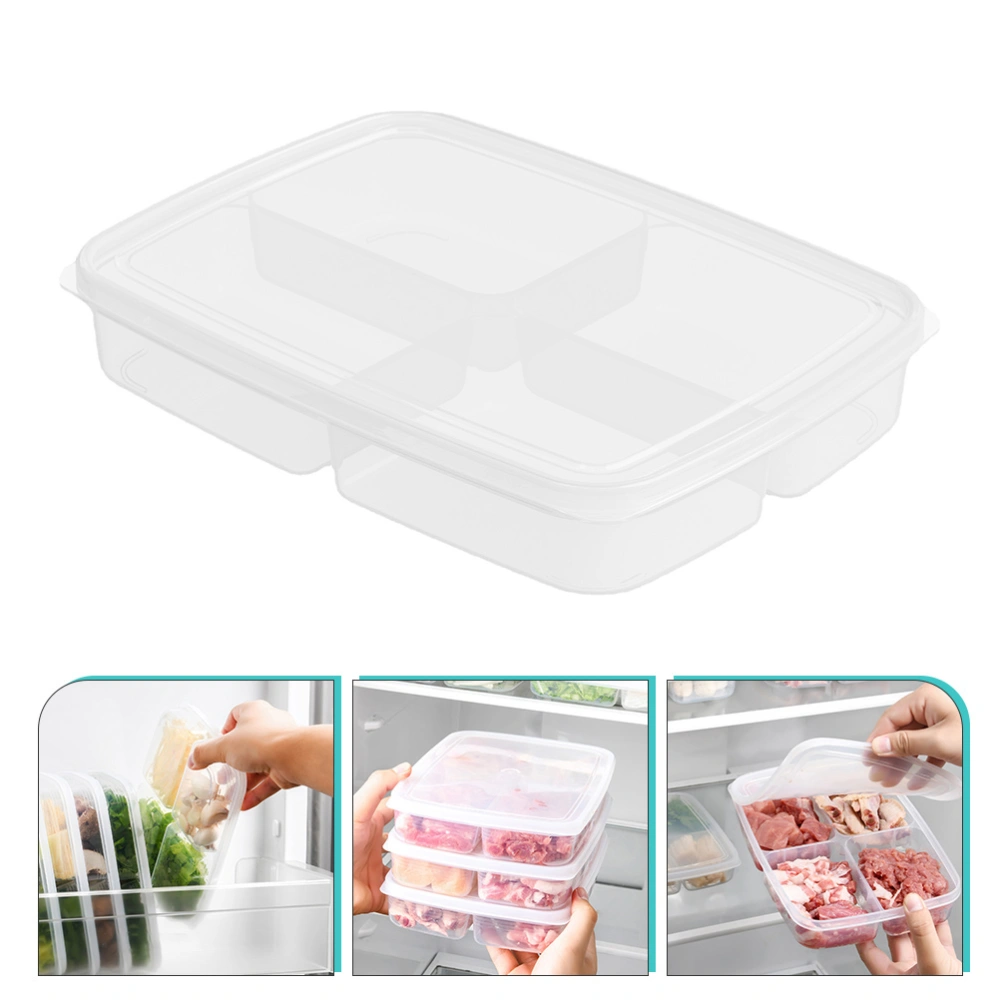 3pcs Fridge Food Box Compartment Vegetable Box Fresh Preservation Container