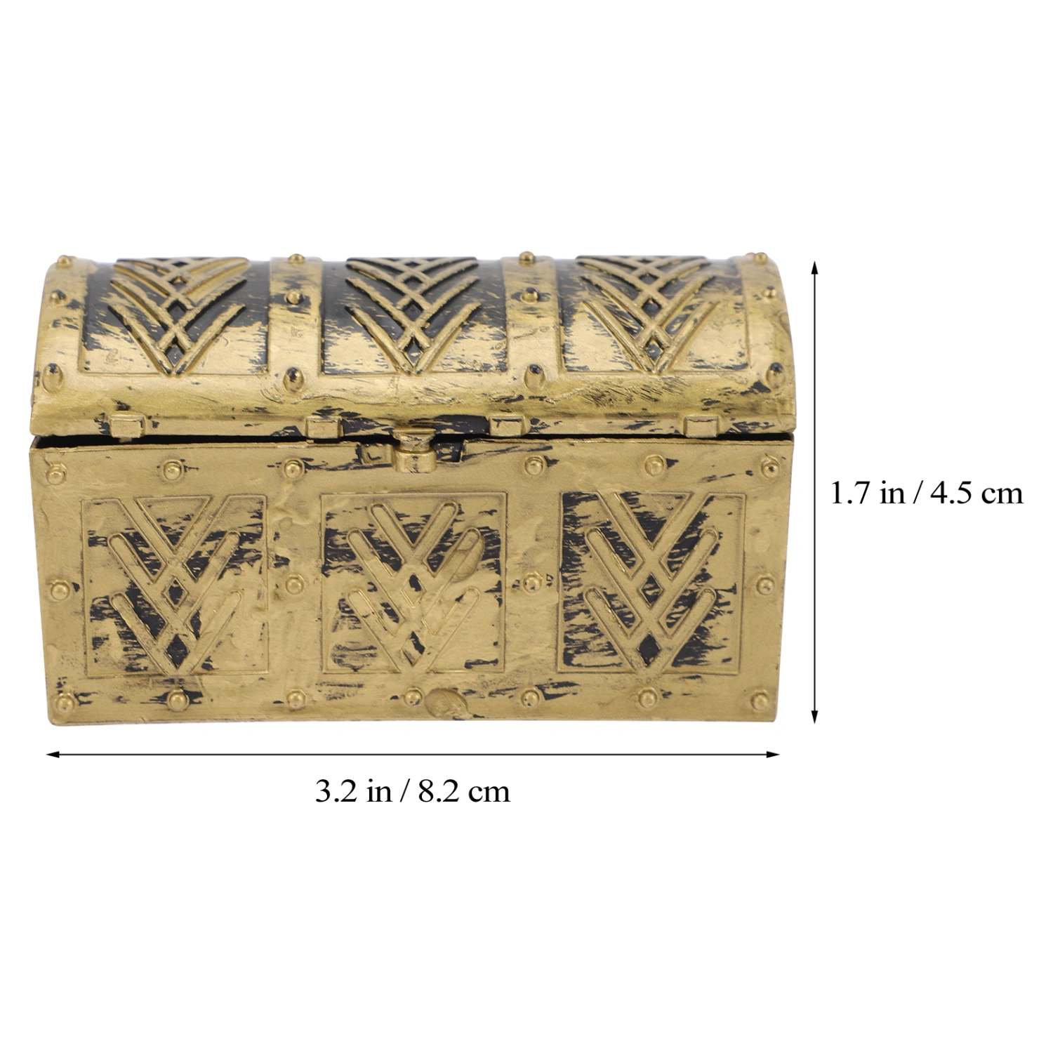4 Pcs Pirate Storage Boxes Mini Pirate Treasure Chests Vintage Pirate Boxes