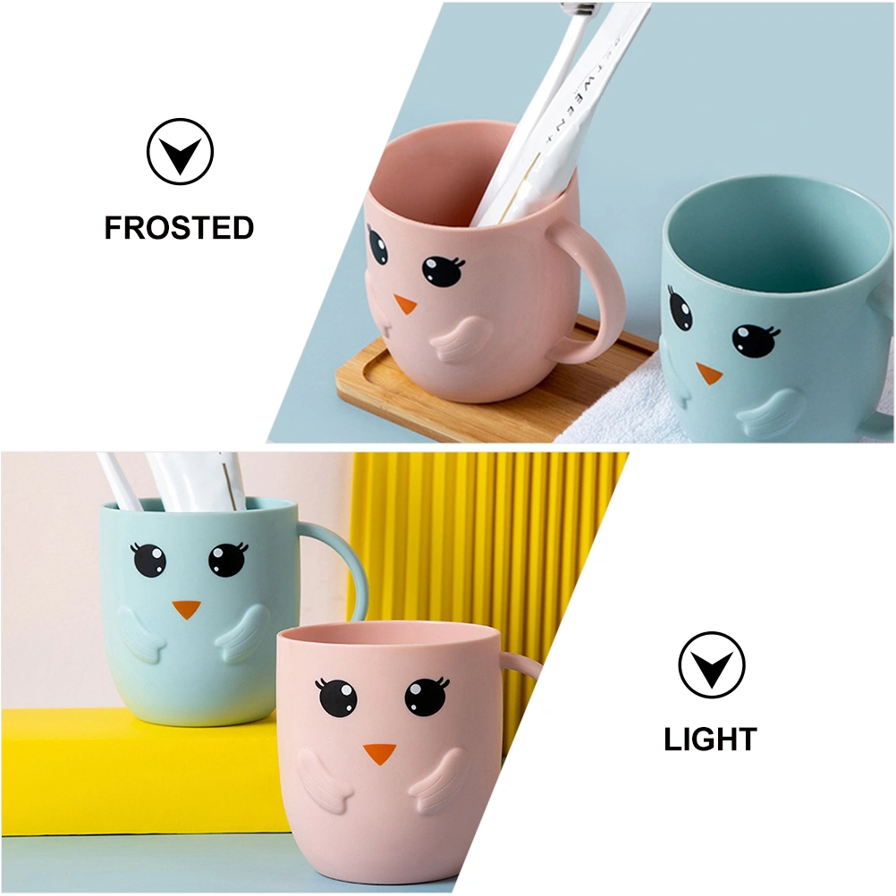 4 Pcs Frosted Washing Cups Adorable Wash Cups Simple Children Toothbrush Cups