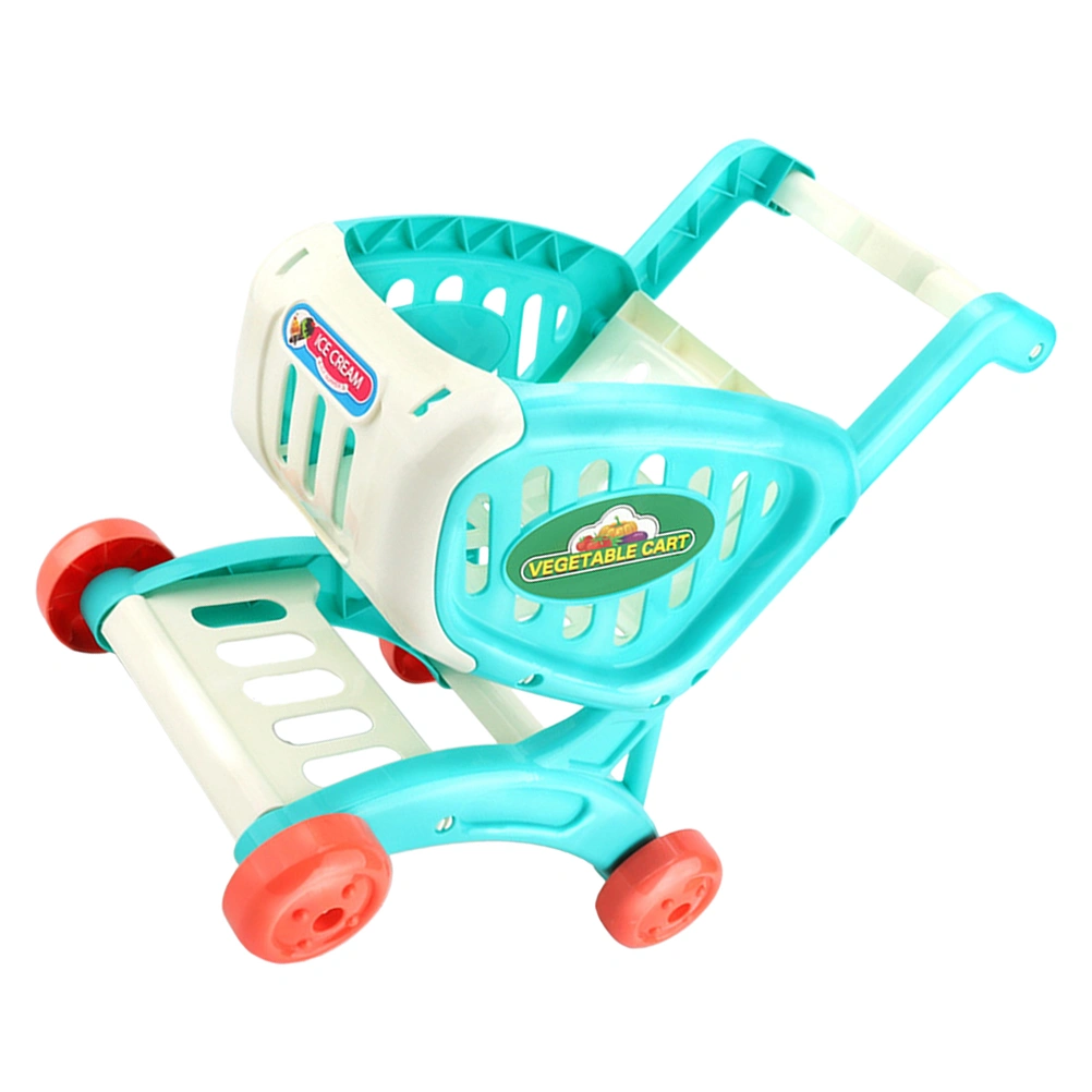1Pc Kids Mini Supermarket Cart Toy Children Simulation Shopping Cart Toy
